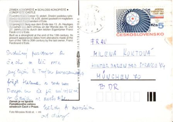 Schloss Konopischt 1993 95 001 ●